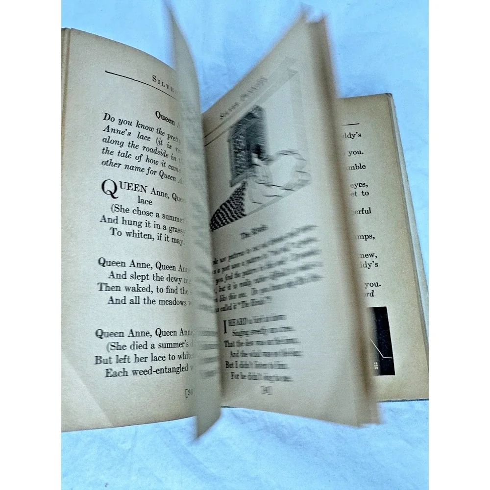 Silver Pennies Blanche Jennings Thompson Poems Hard Cover Illustrated book 1964